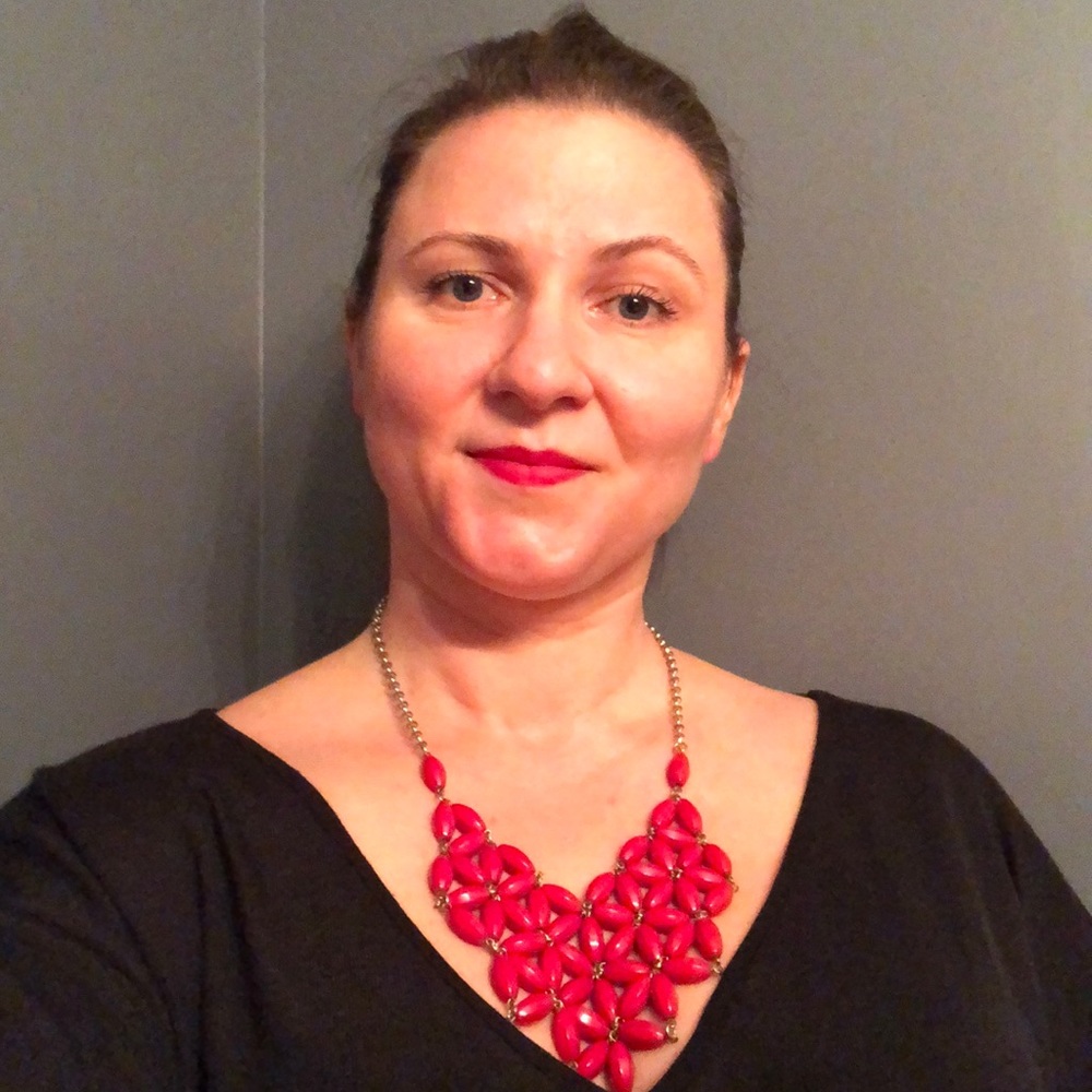 Bib Necklace Red